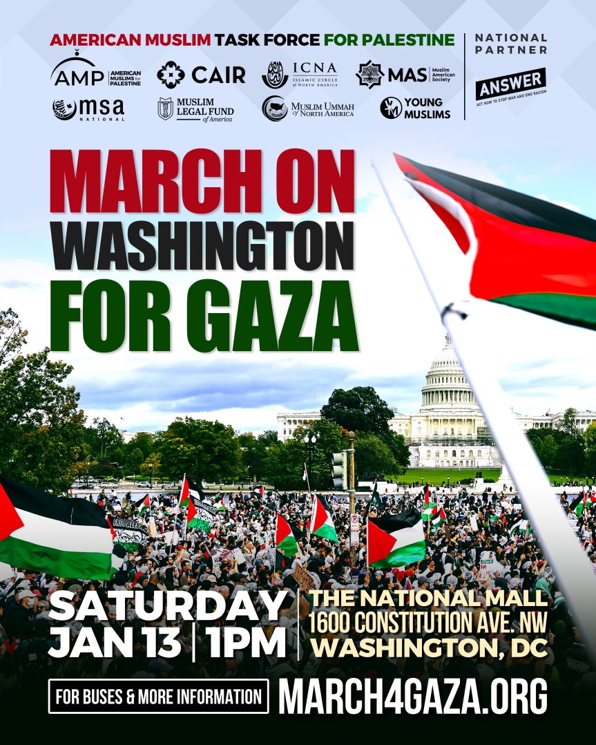 Join Peace Activists in DC January 13, 2024
